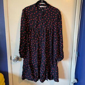 Zara Red Polka Dot Dress